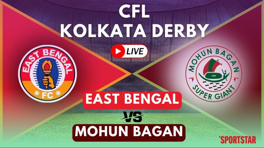 East Bengal vs Mohun Bagan LIVE score, CFL: EBFC v MBSG, Kolkata Derby updates; Kiyan hits the post