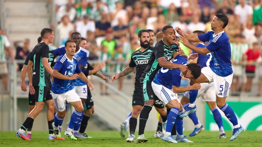 Real Betis and Como exchange blows in heated pre-season friendly