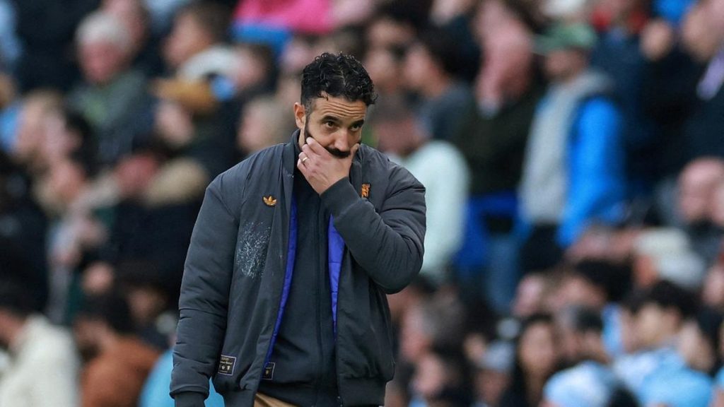 Manchester United manager Amorim says not even Pope can make him change his back-three system