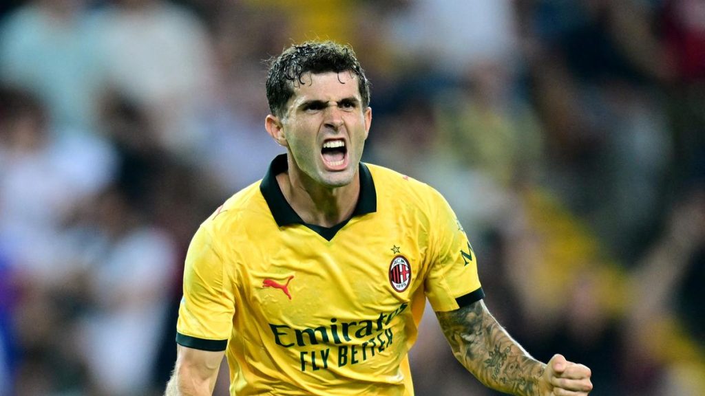 Serie A 2025-26: Pulisic double helps AC Milan beat Udinese and climb to third