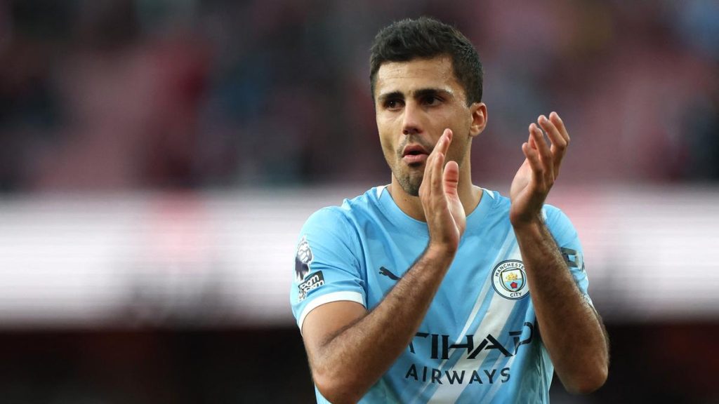 Man City midfielder Rodri complains of pain in same knee he had ACL injury