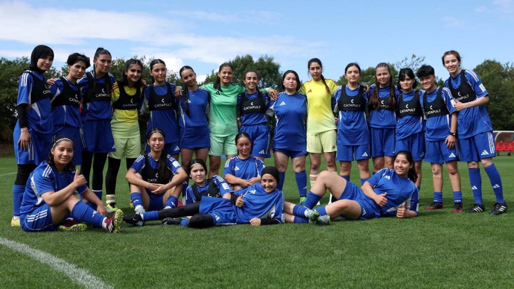 Afghan women’s refugee team to debut in FIFA Unites friendly series