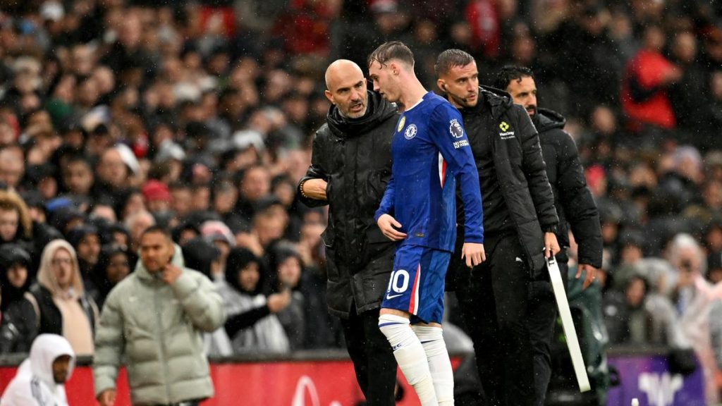 Maresca says Cole Palmer likely to avoid groin surgery after Manchester United substitution