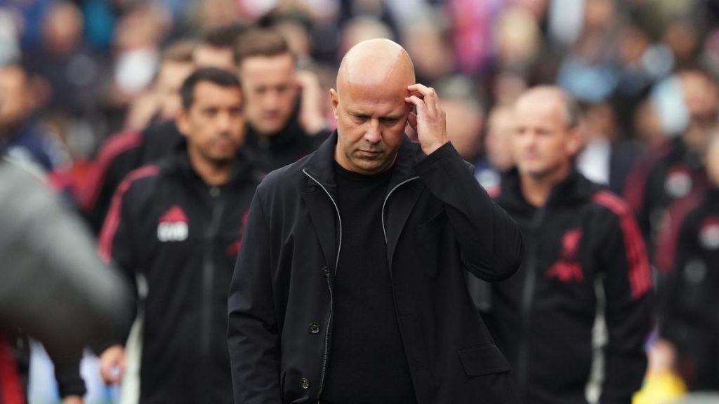 Liverpool’s Arne Slot hopes lessons learned after Crystal Palace punishes Reds’ mistakes