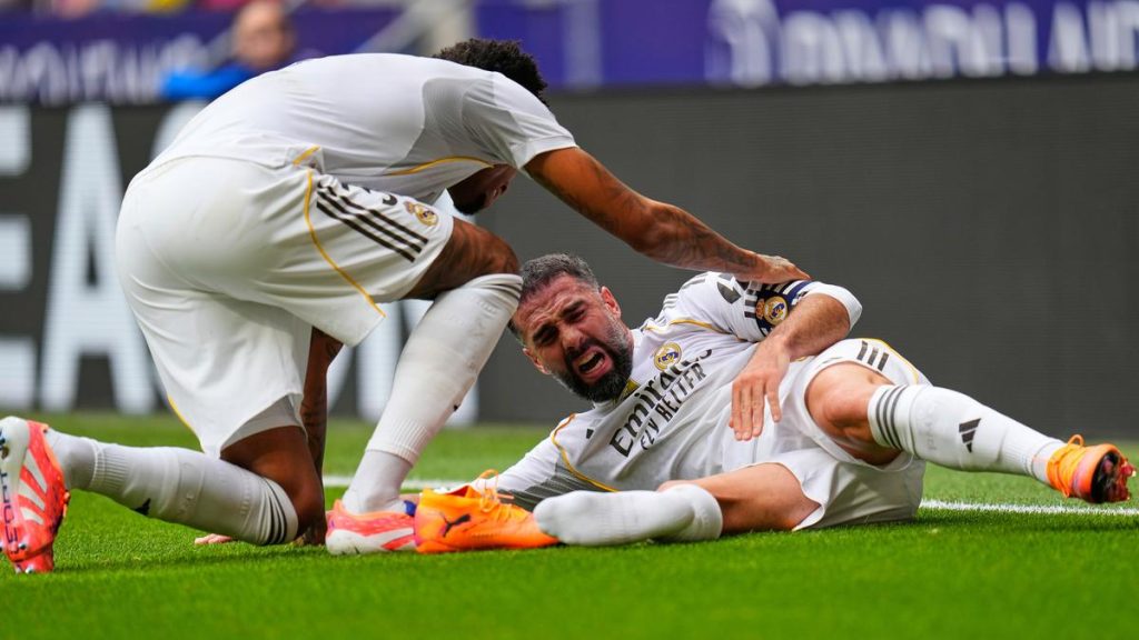 Real Madrid captain Dani Carvajal sidelined with calf injury