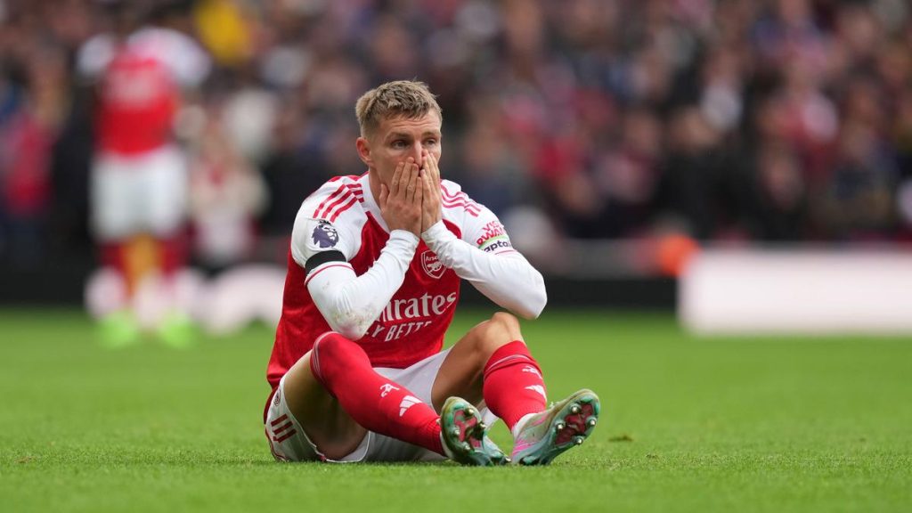 Arsenal captain Odegaard sidelined for weeks in fresh injury blow