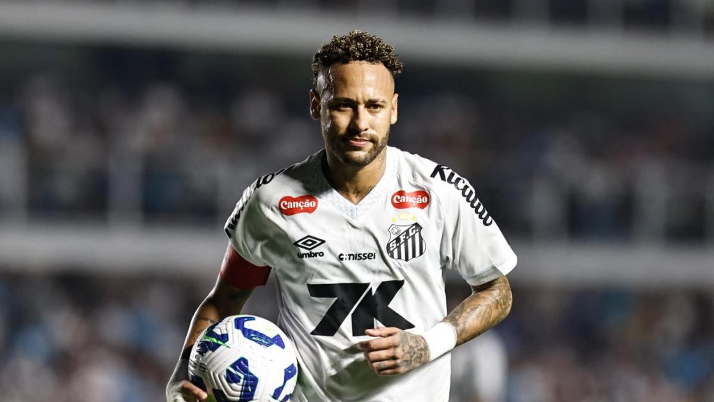 Neymar nets hat-trick to boost Santos survival hopes