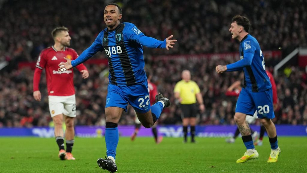 Man United vs Bournemouth — Kroupi’s late goal salvages a point for Cherries in Premier League classic