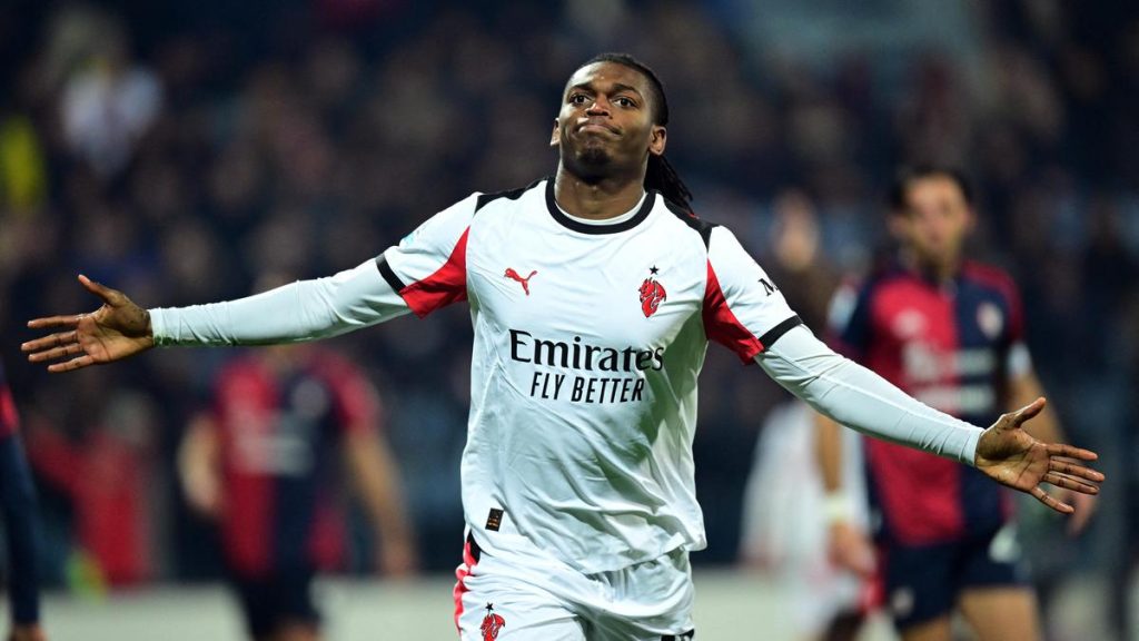 Serie A 2025-26: Leao goal earns Milan top spot after win at Cagliari