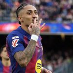 Barcelona’s Raphinha to miss Champions League quarters due to injury
