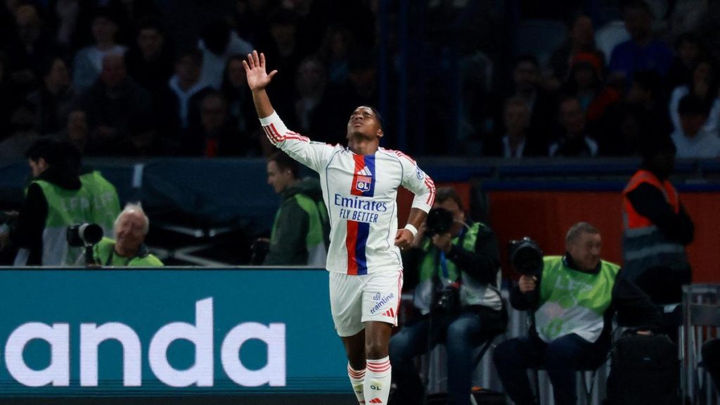 Endrick scores as Lyon beats Rennes 4-2 to go third and stay on track for Champions League