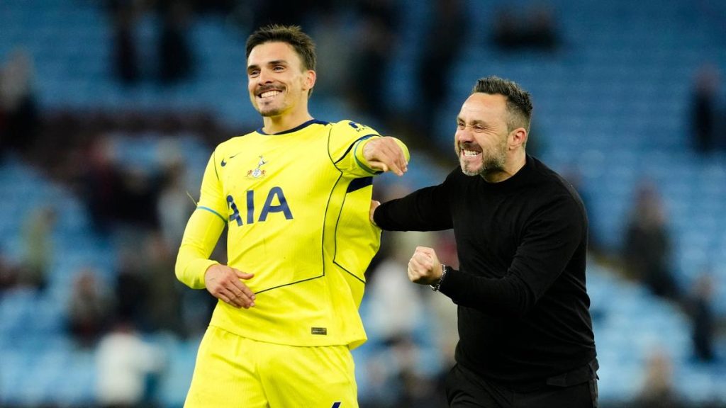 Tottenham climbs out of relegation zone with win at Aston Villa