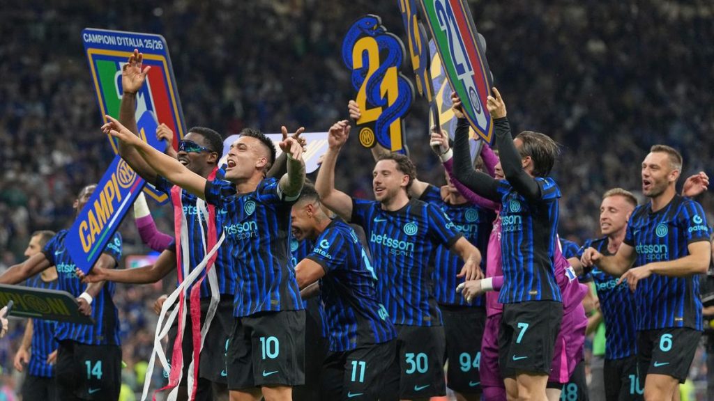 Inter Milan clinches Serie A title with 2-0 victory over Parma